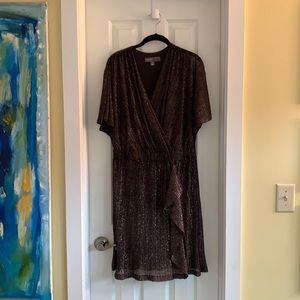 Mini Dress Black and Gold Sparkler, Great for a cocktail party or evening event!